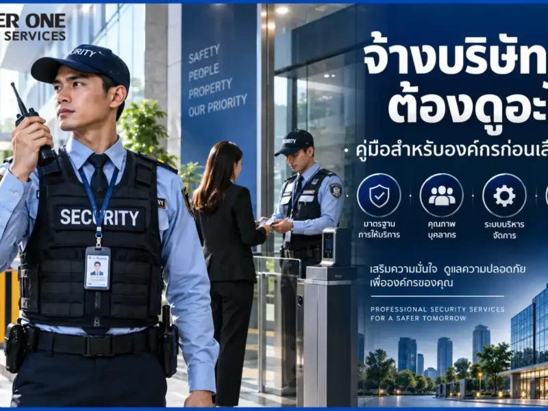 จ้างบริษัท รปภ.
